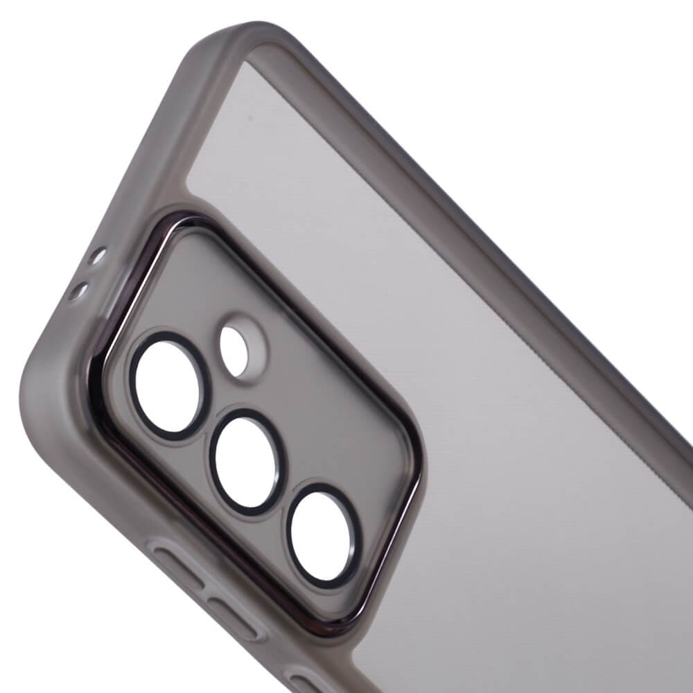 Galaxy S24 FE - Schützende Acryl-Handyhülle mit erhöhtem Rand