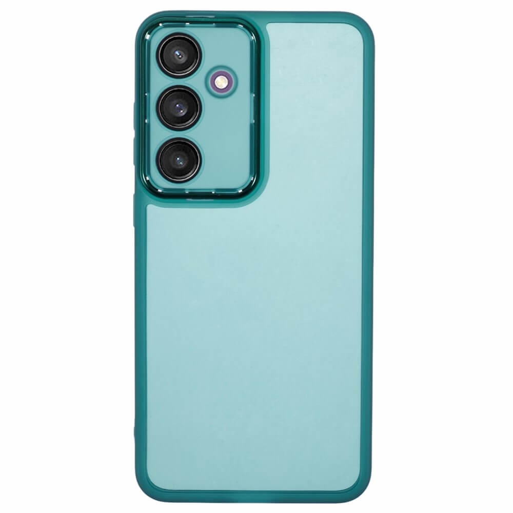 Galaxy S24 FE - Schützende Acryl-Handyhülle mit erhöhtem Rand