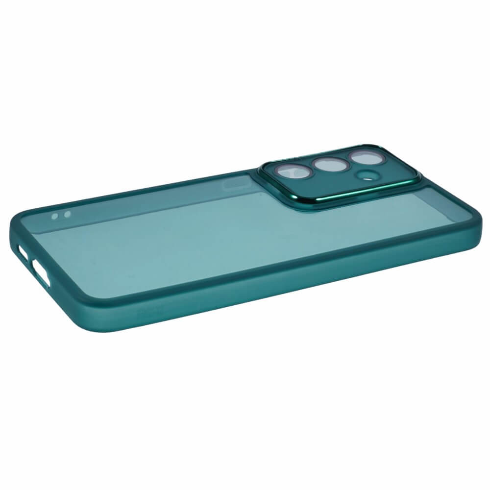 Galaxy S24 FE - Schützende Acryl-Handyhülle mit erhöhtem Rand