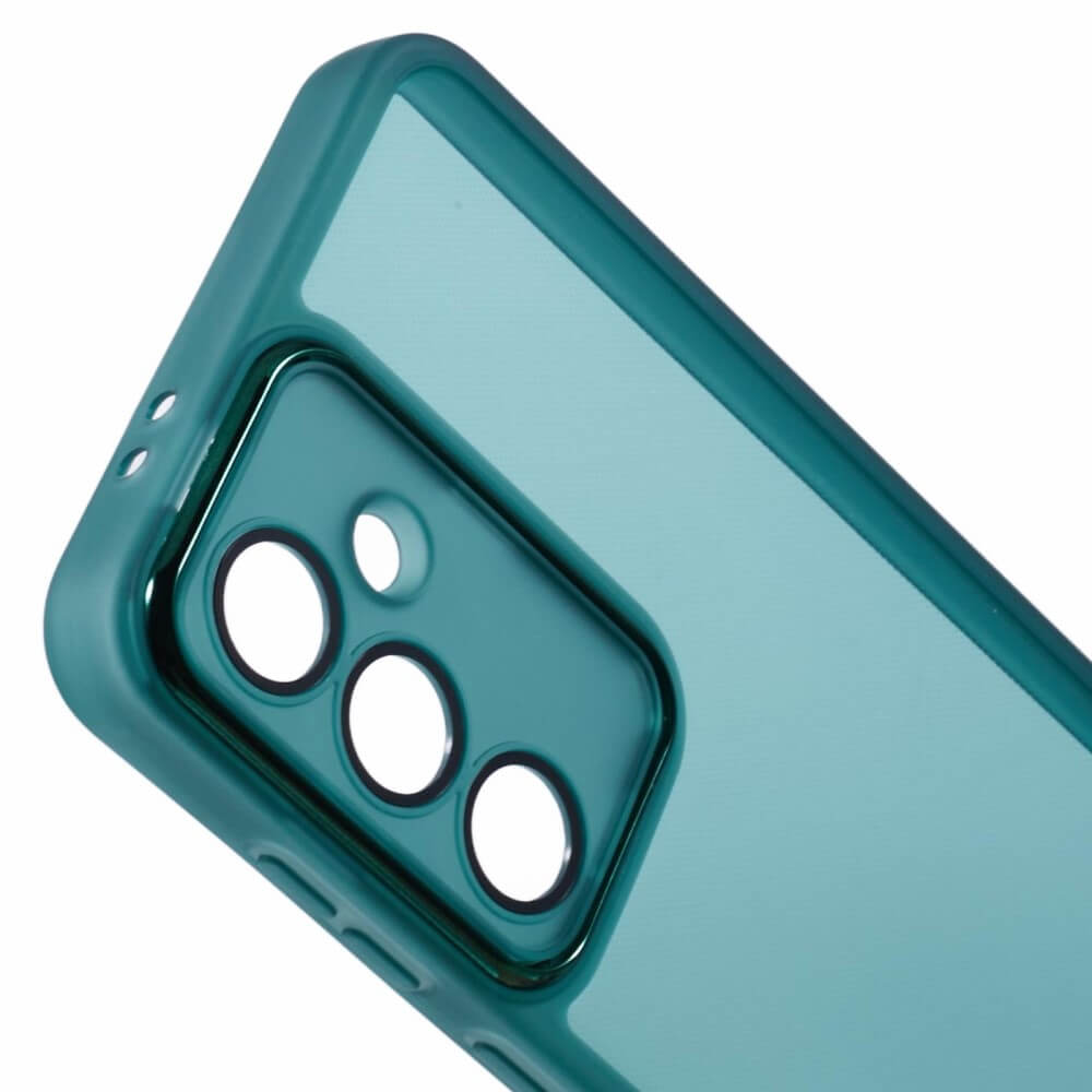 Galaxy S24 FE - Schützende Acryl-Handyhülle mit erhöhtem Rand