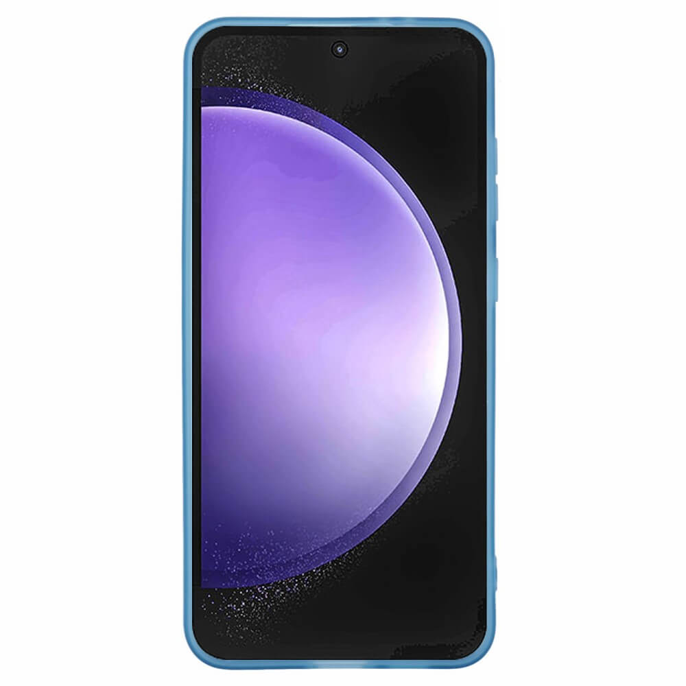 Galaxy S24 FE - Schützende Acryl-Handyhülle mit erhöhtem Rand