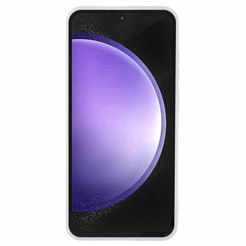 Galaxy S24 FE - Schützende Acryl-Handyhülle mit erhöhtem Rand