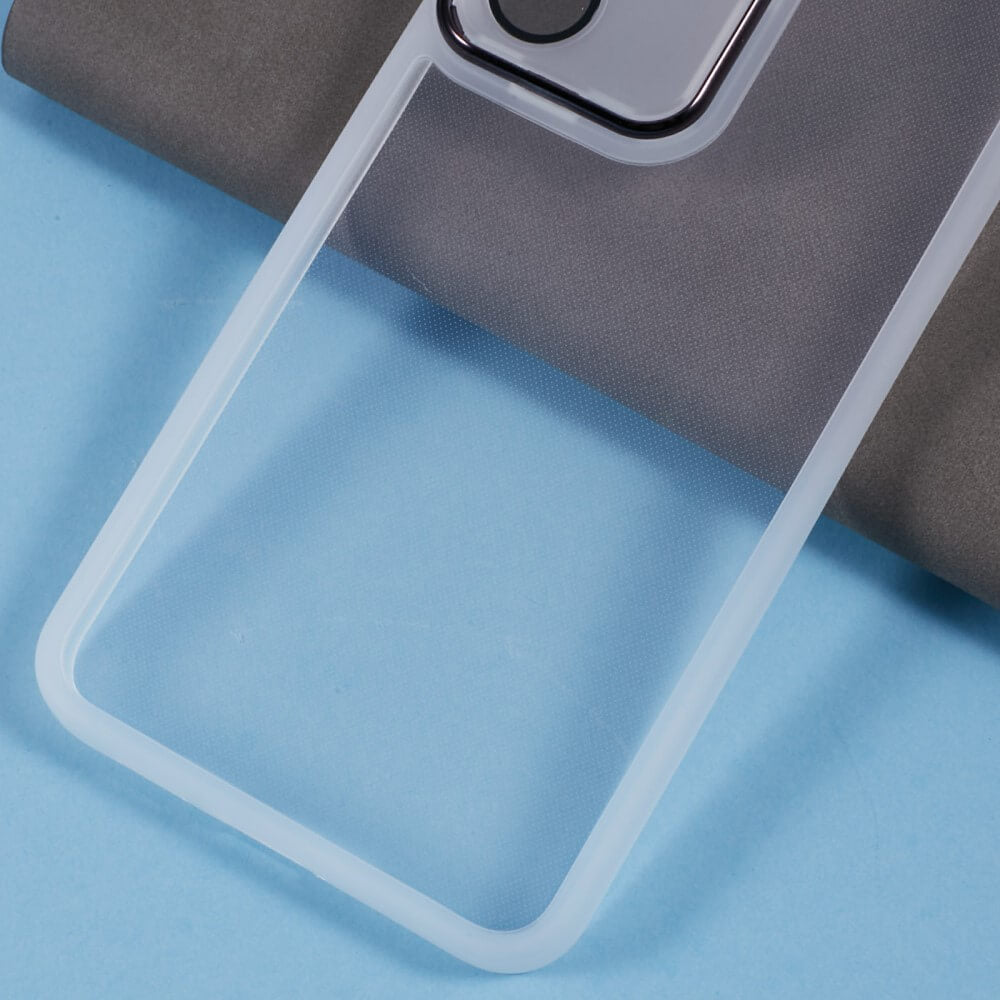 Galaxy S24 FE - Schützende Acryl-Handyhülle mit erhöhtem Rand