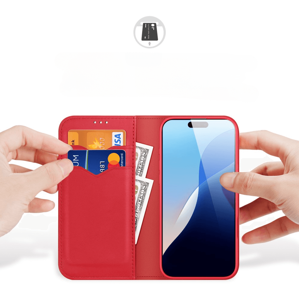 iPhone 16 Plus - DUX DUCIS HIVO Etui Tasche mit RFID-Schutz