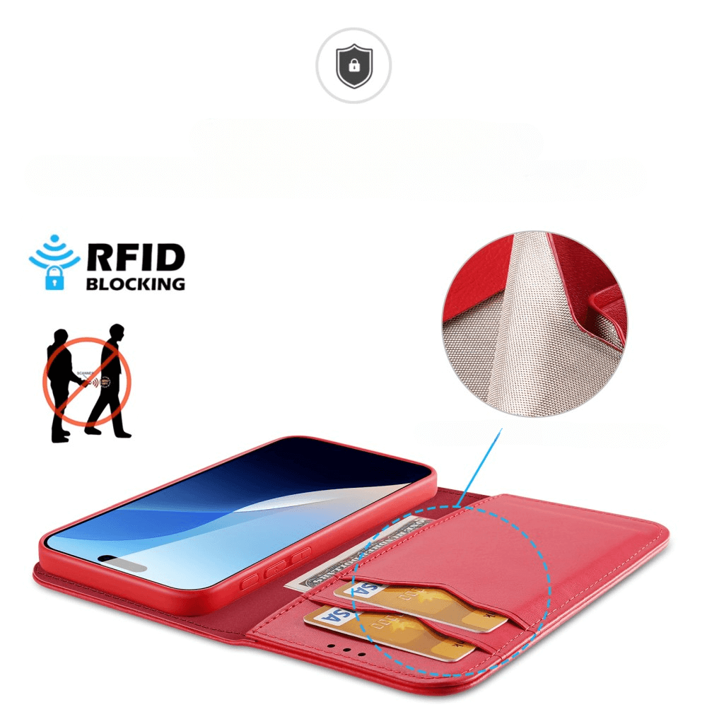iPhone 16 Plus - DUX DUCIS HIVO Etui Tasche mit RFID-Schutz