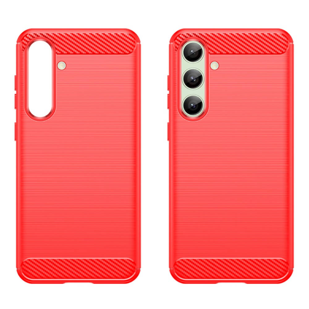 Galaxy S24 FE - Metall Carbon Look Hülle