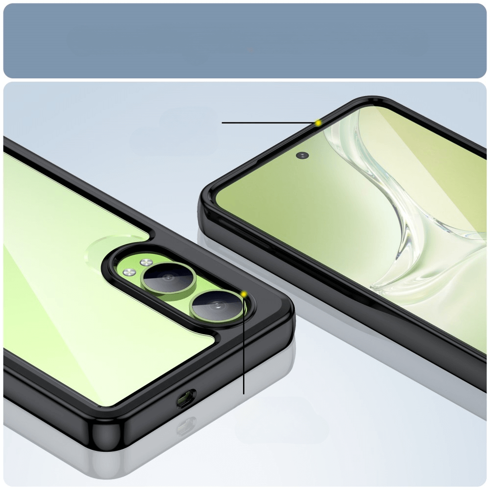 OnePlus Nord CE4 Lite - Coque acrylique protective avec bords surélevé