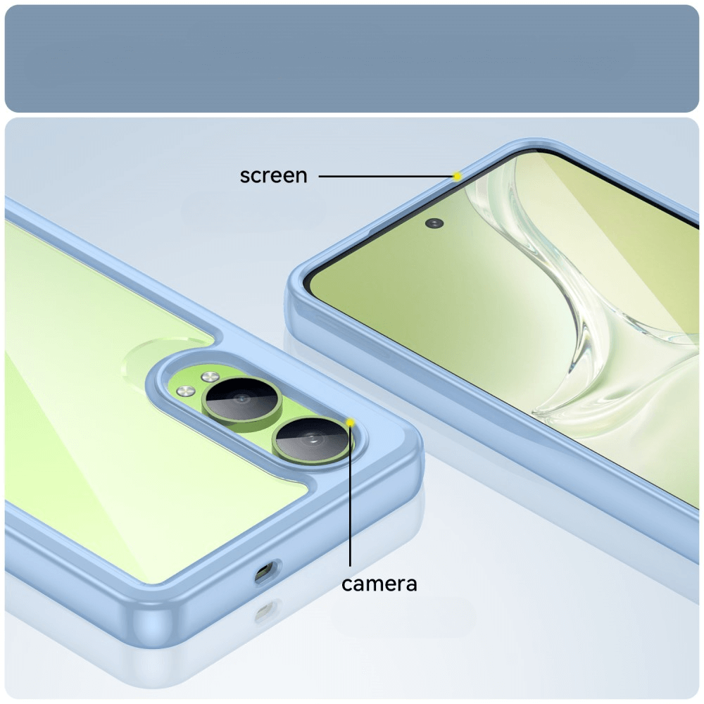 OnePlus Nord CE4 Lite - Coque acrylique protective avec bords surélevé