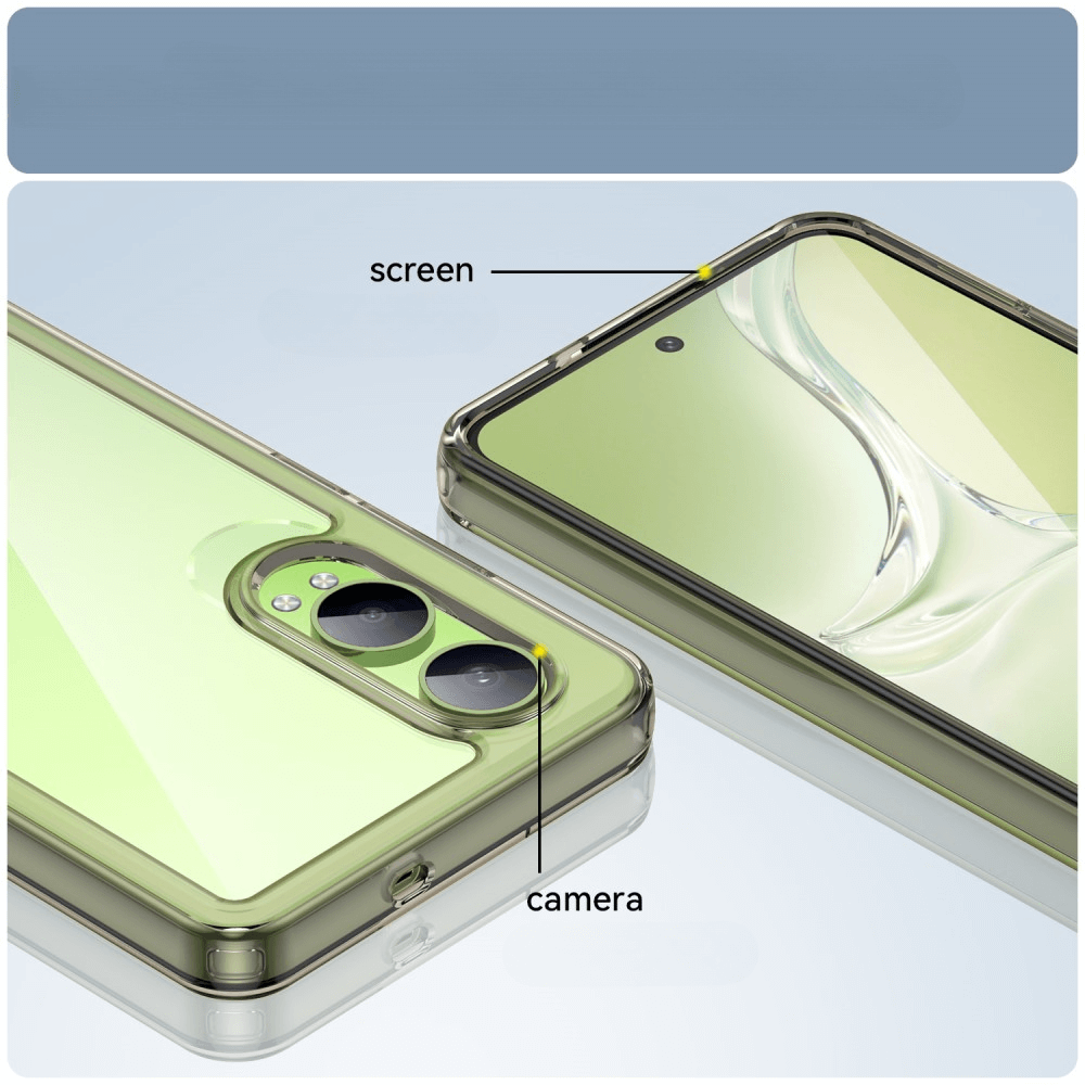 OnePlus Nord CE4 Lite - Coque acrylique protective avec bords surélevé