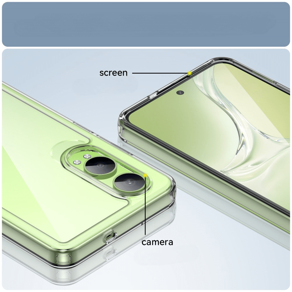 OnePlus Nord CE4 Lite - Coque acrylique protective avec bords surélevé