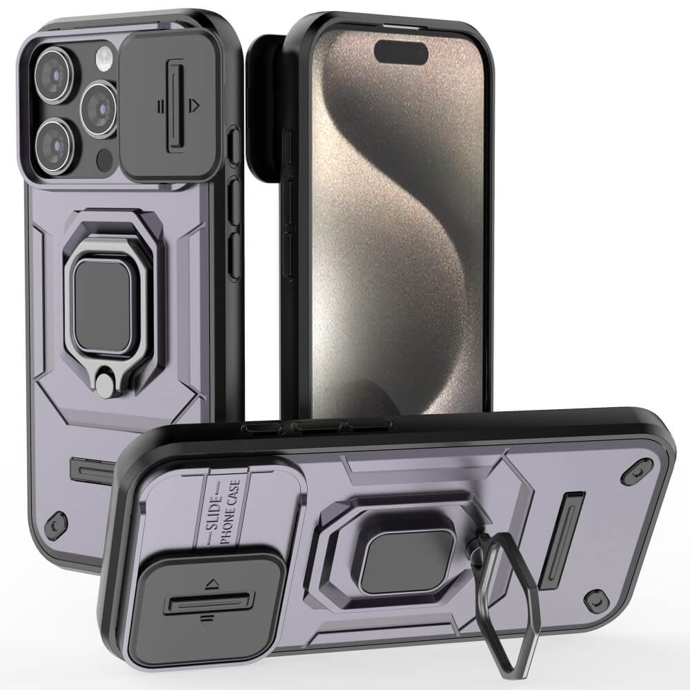 iPhone 16 Pro - Coque Armor avec kickstand