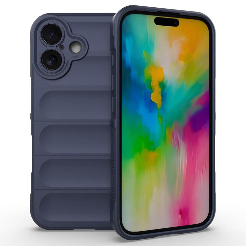 iPhone 16 Plus - Custodia protettiva robusta – Blu
