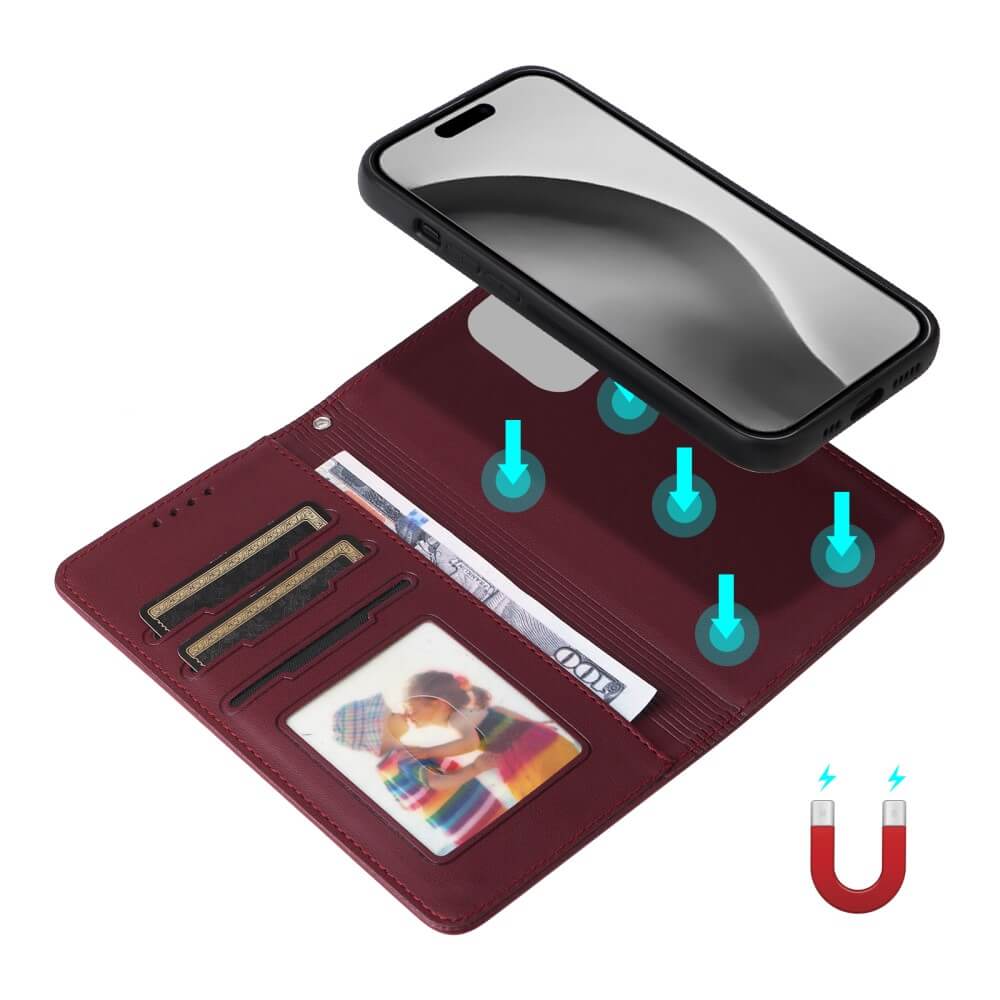 iPhone 16 Pro Max - Divisible Wallet 2-in-1 Phone Case