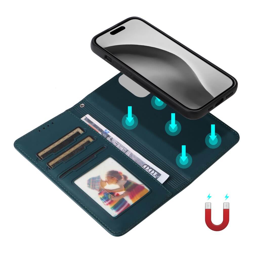 iPhone 16 Pro Max - Divisible Wallet 2-in-1 Phone Case