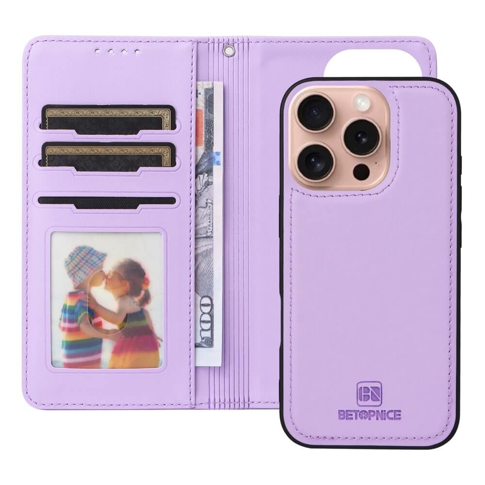 iPhone 16 Pro - Coque 2-en-1 portefeuille divisible