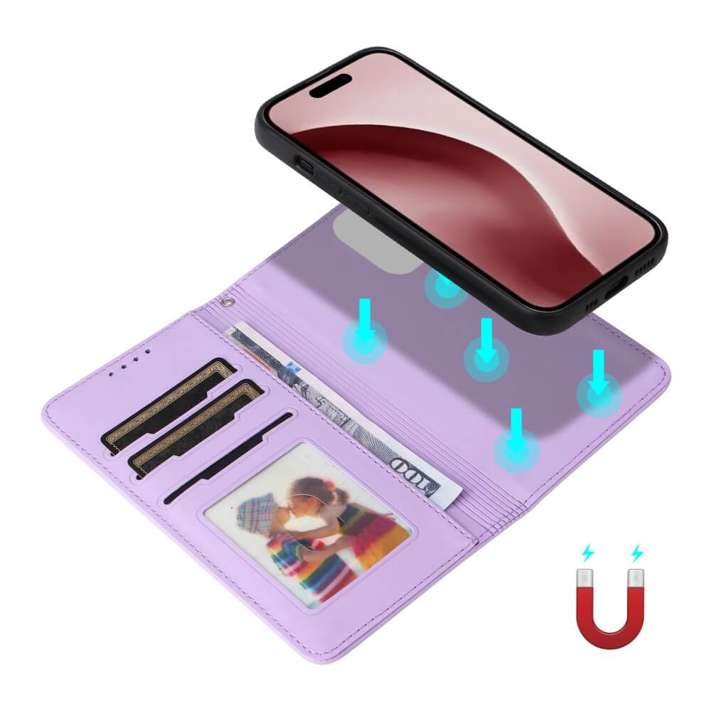 iPhone 16 Pro - Coque 2-en-1 portefeuille divisible