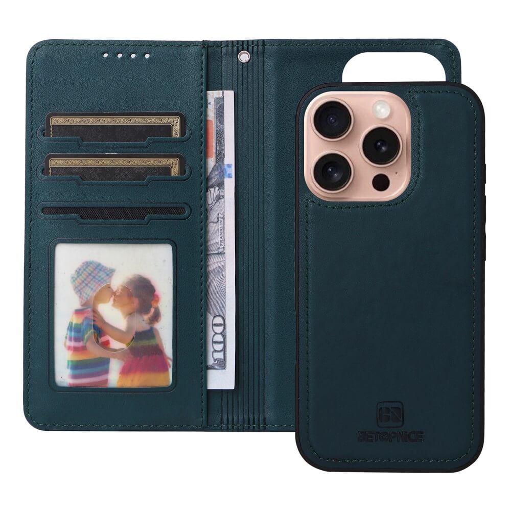 iPhone 16 Pro - Coque 2-en-1 portefeuille divisible