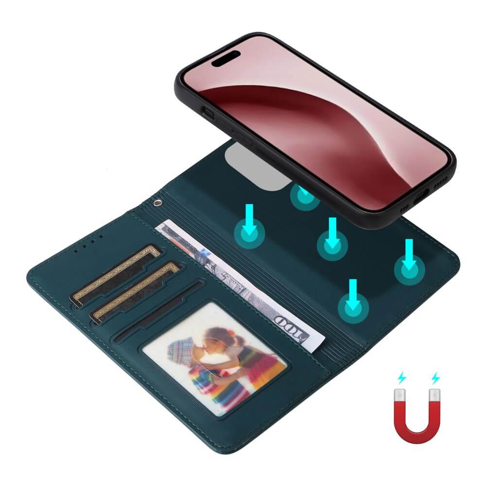 iPhone 16 Pro - Coque 2-en-1 portefeuille divisible