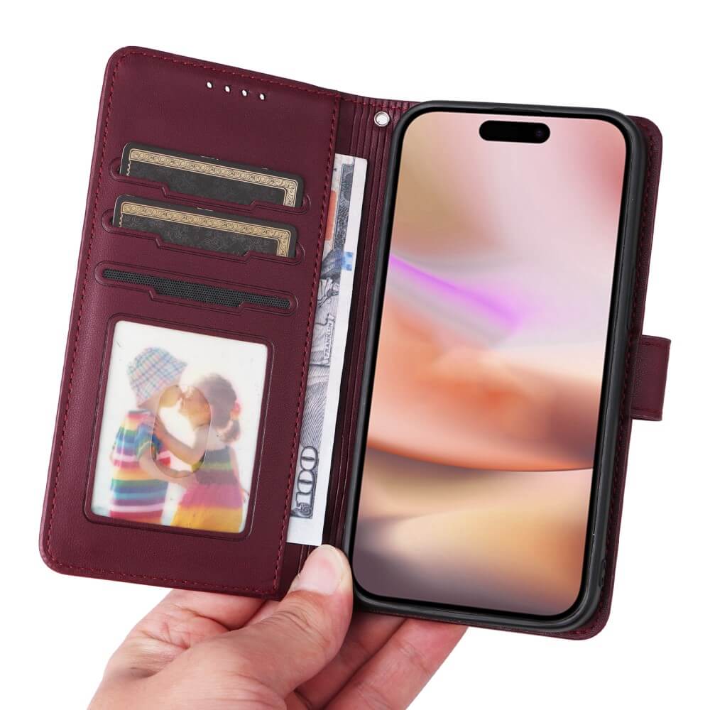 iPhone 16 Plus - Teilbare Brieftasche 2-in-1 Handyhülle