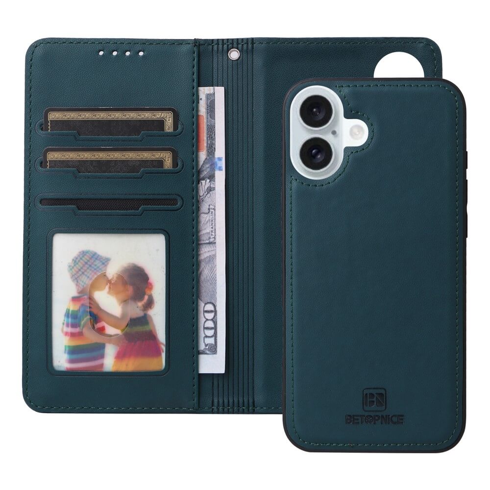 iPhone 16 Plus - Teilbare Brieftasche 2-in-1 Handyhülle