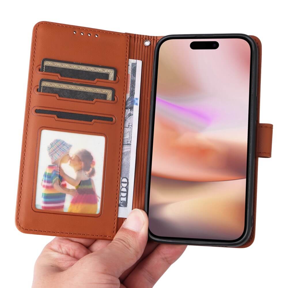 iPhone 16 Plus - Teilbare Brieftasche 2-in-1 Handyhülle