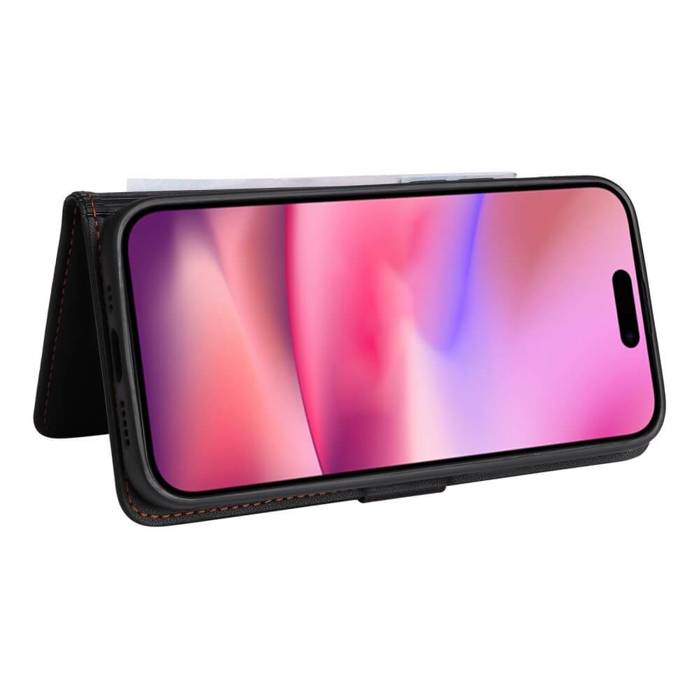 iPhone 16 - Custodia portafoglio divisibile 2 in 1