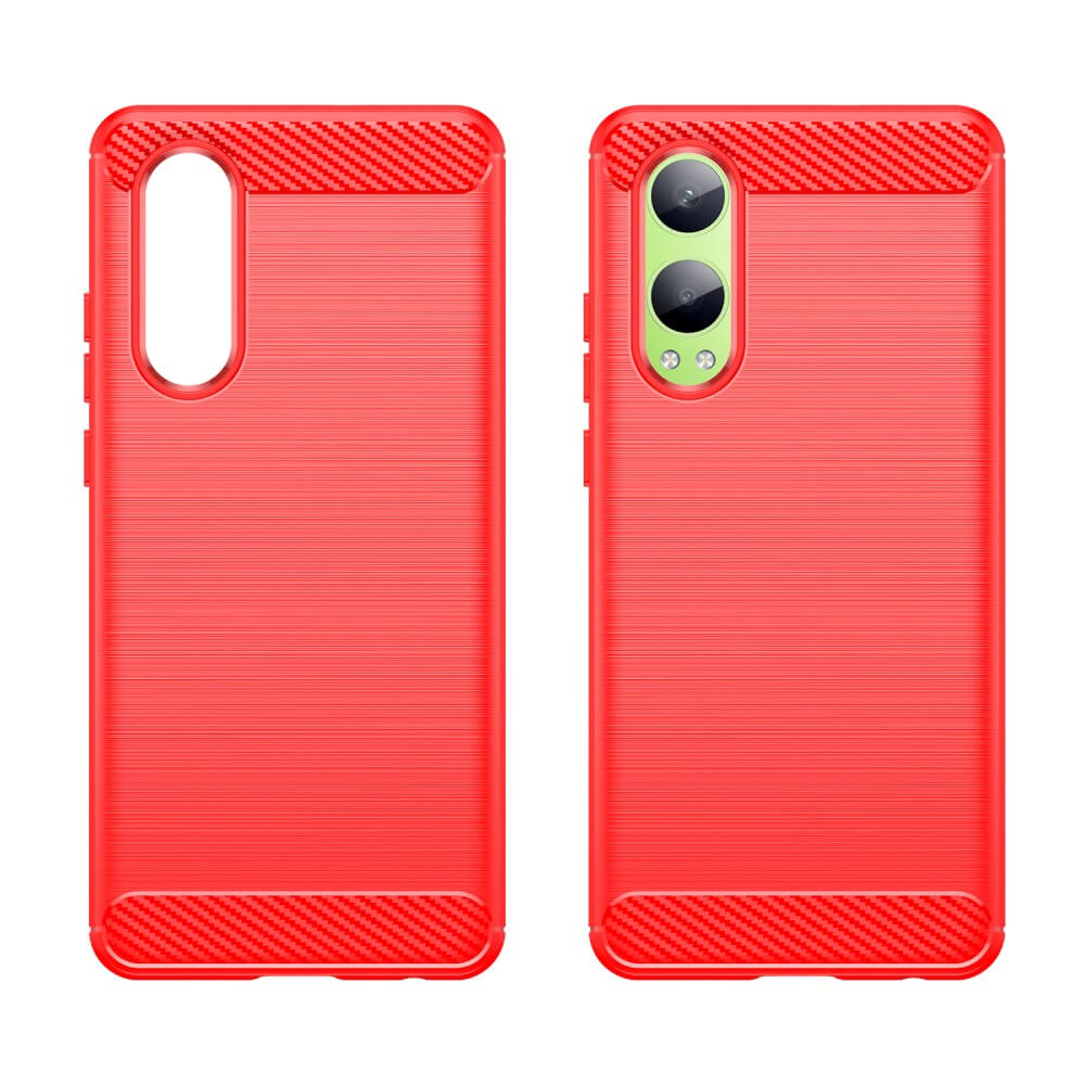 OnePlus Nord CE4 Lite - Coque look métal carbone