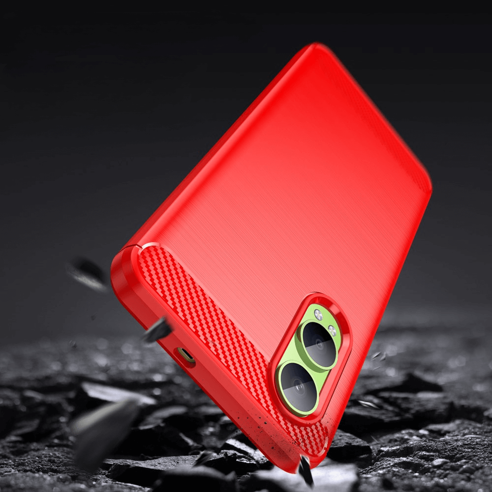 OnePlus Nord CE4 Lite - Coque look métal carbone