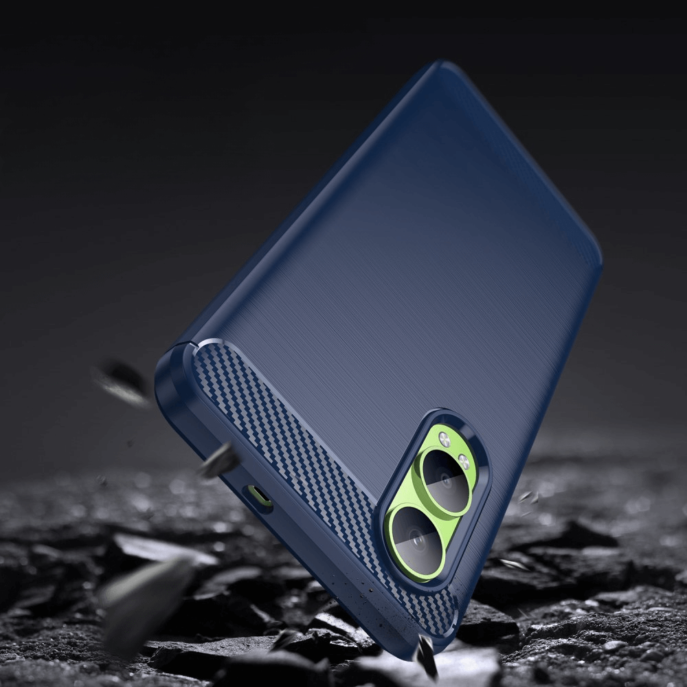 OnePlus Nord CE4 Lite - Coque look métal carbone