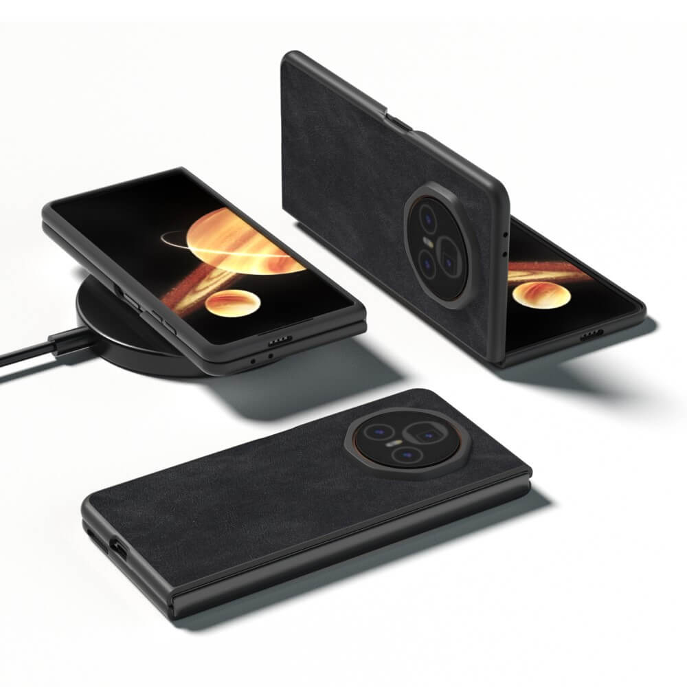 HONOR Magic V3 5G - Coque de protection 360 degrés en simili cuir