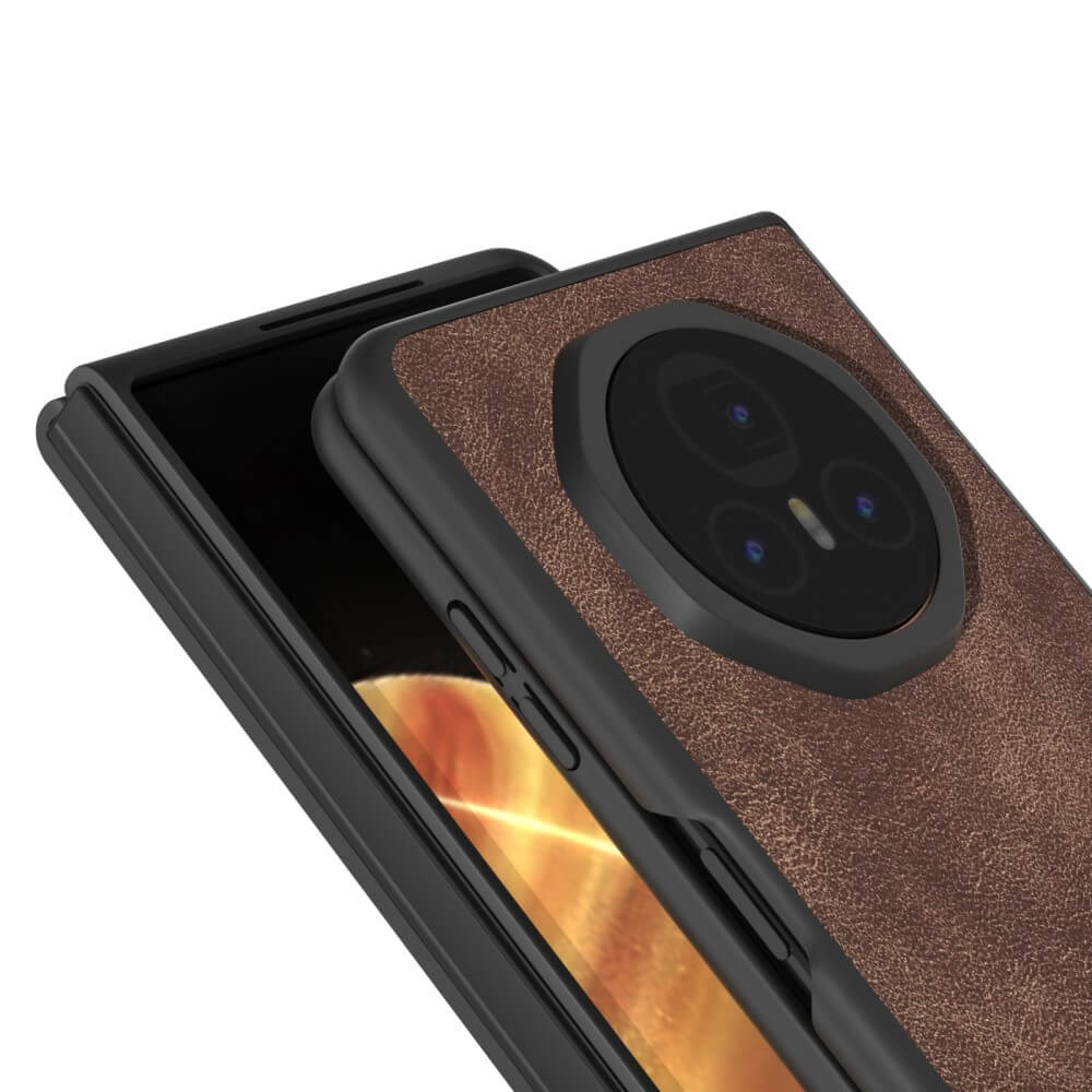 HONOR Magic V3 5G - Coque de protection 360 degrés en simili cuir