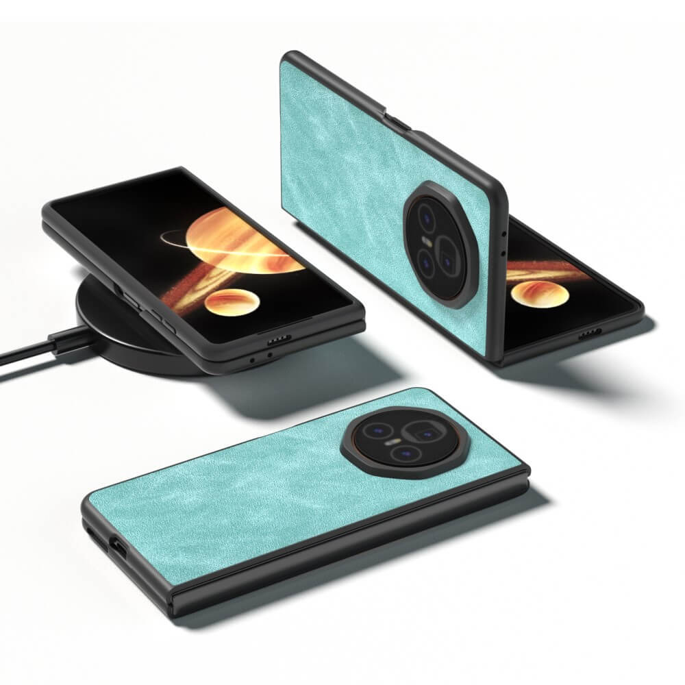 HONOR Magic V3 5G - Coque de protection 360 degrés en simili cuir