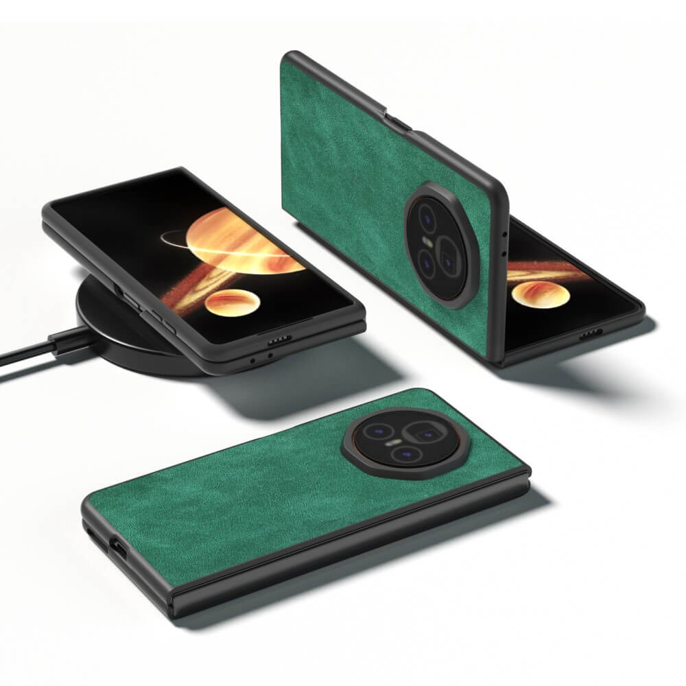 HONOR Magic V3 5G - Coque de protection 360 degrés en simili cuir