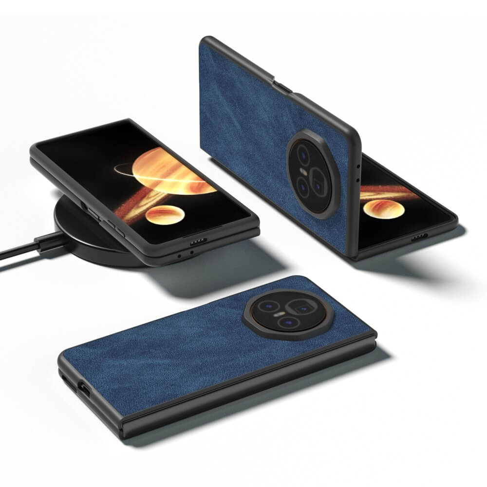 HONOR Magic V3 5G - Coque de protection 360 degrés en simili cuir