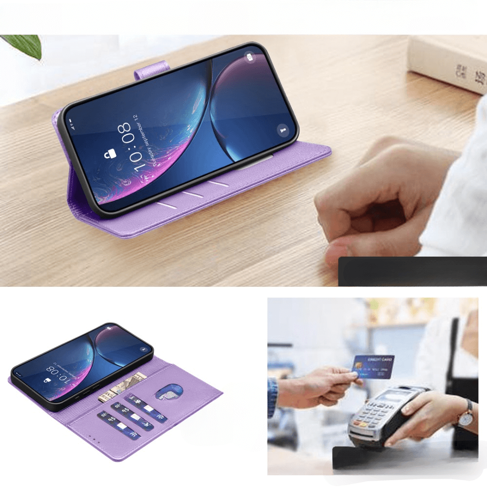 Galaxy A16 - Custodia in pelle BINFEN con blocco RFID