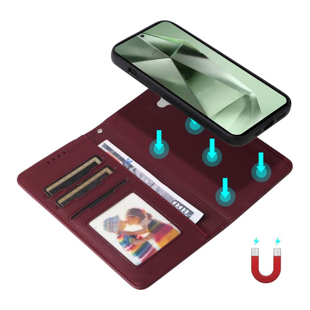 Galaxy S24 FE - Teilbare Brieftasche 2-in-1 Handyhülle