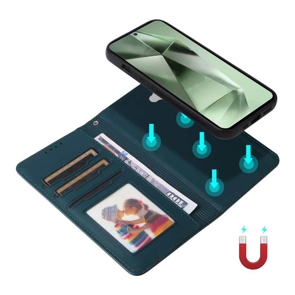 Galaxy S24 FE - Teilbare Brieftasche 2-in-1 Handyhülle