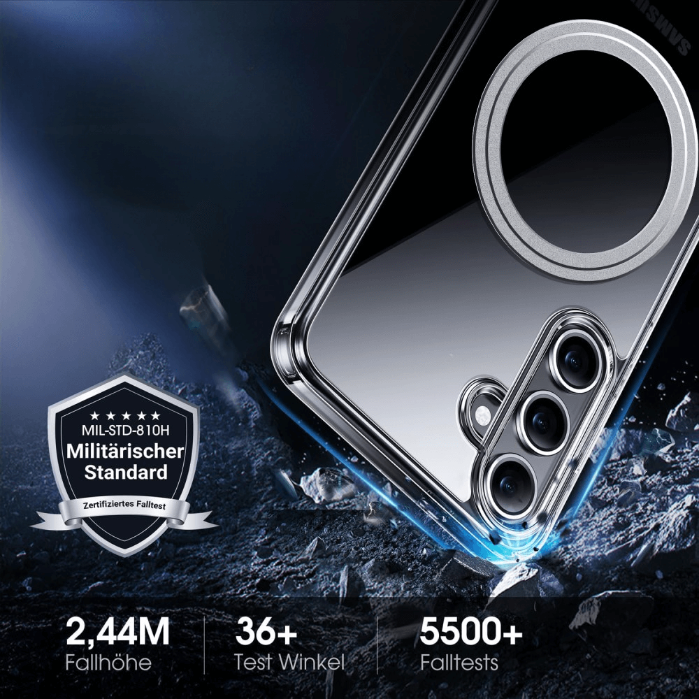 Galaxy S24 - Schützende Acryl-Handyhülle mit Magnet