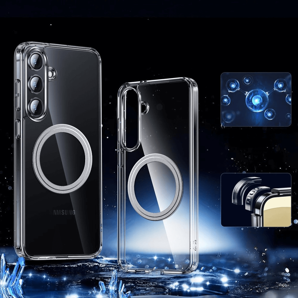 Galaxy S24 - Schützende Acryl-Handyhülle mit Magnet