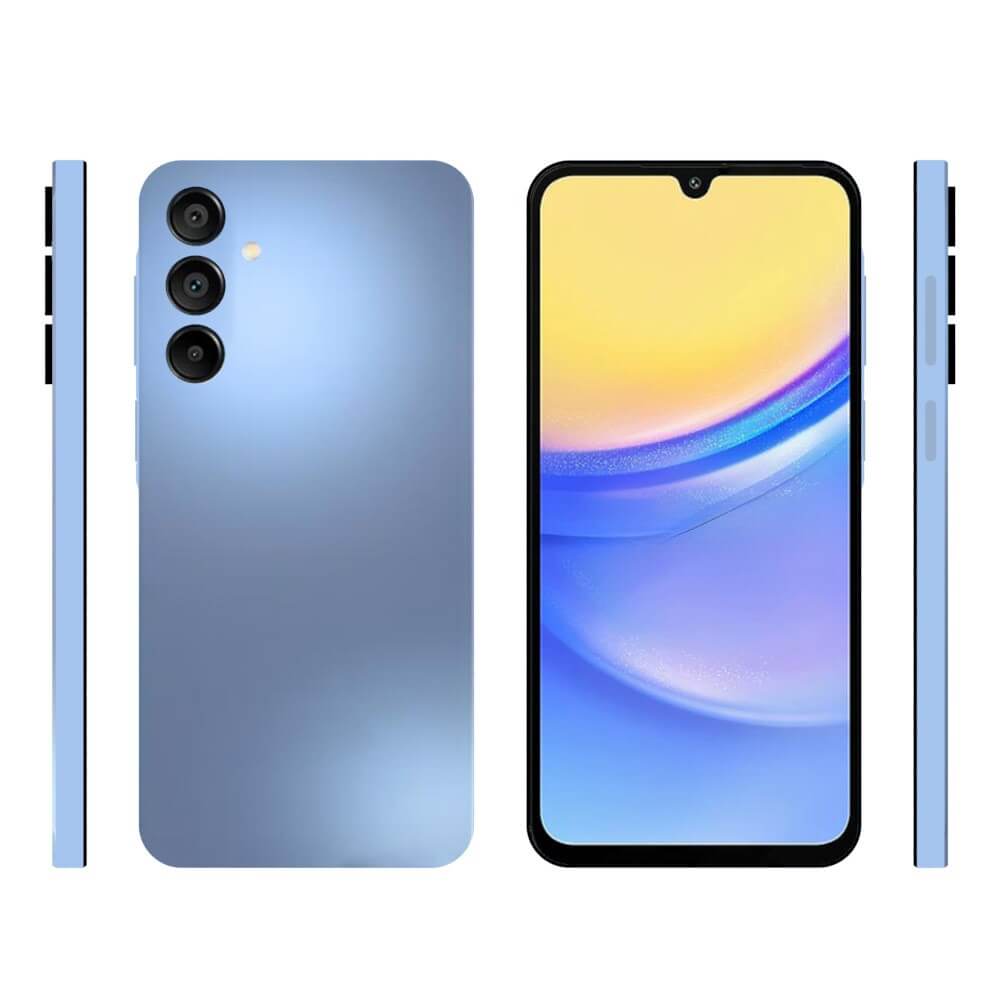 Das transparente Silikon-Gummi-Case von Cover-Discount passt auf das hellblaue Galaxy A16, bietet Antifingerprint-Schutz für ein wischfreies Erlebnis und schützt die drei Kameras und das große Display Ihres Telefons.