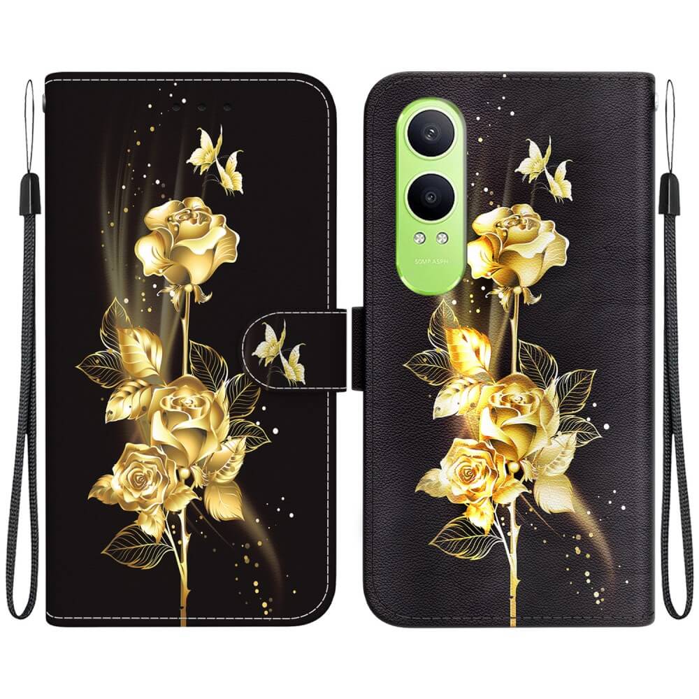 OnePlus Nord CE4 Lite - Wallet Case with Flower Motif