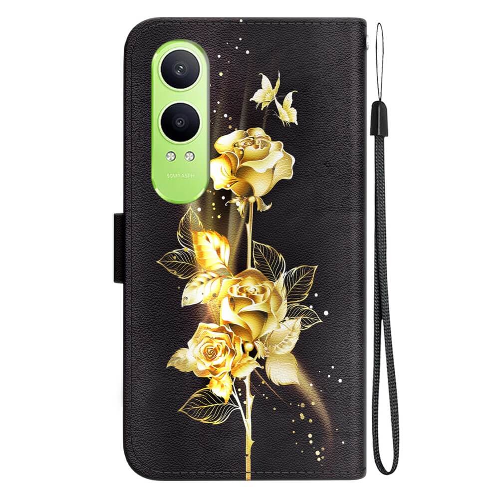 OnePlus Nord CE4 Lite - Wallet Case with Flower Motif