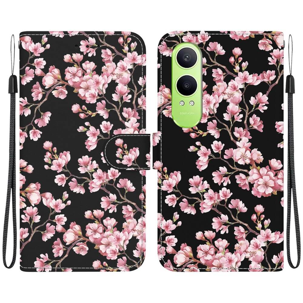 OnePlus Nord CE4 Lite - Wallet Case with Flower Motif