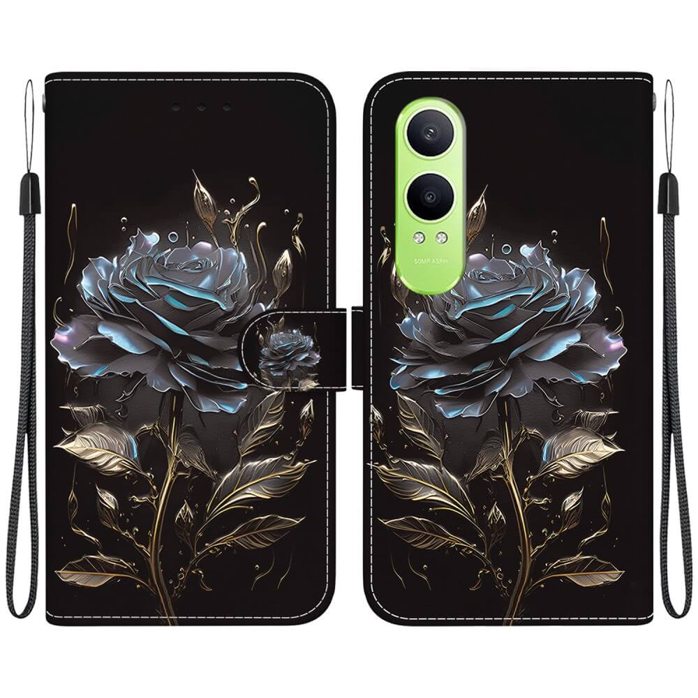 OnePlus Nord CE4 Lite - Wallet Case with Flower Motif