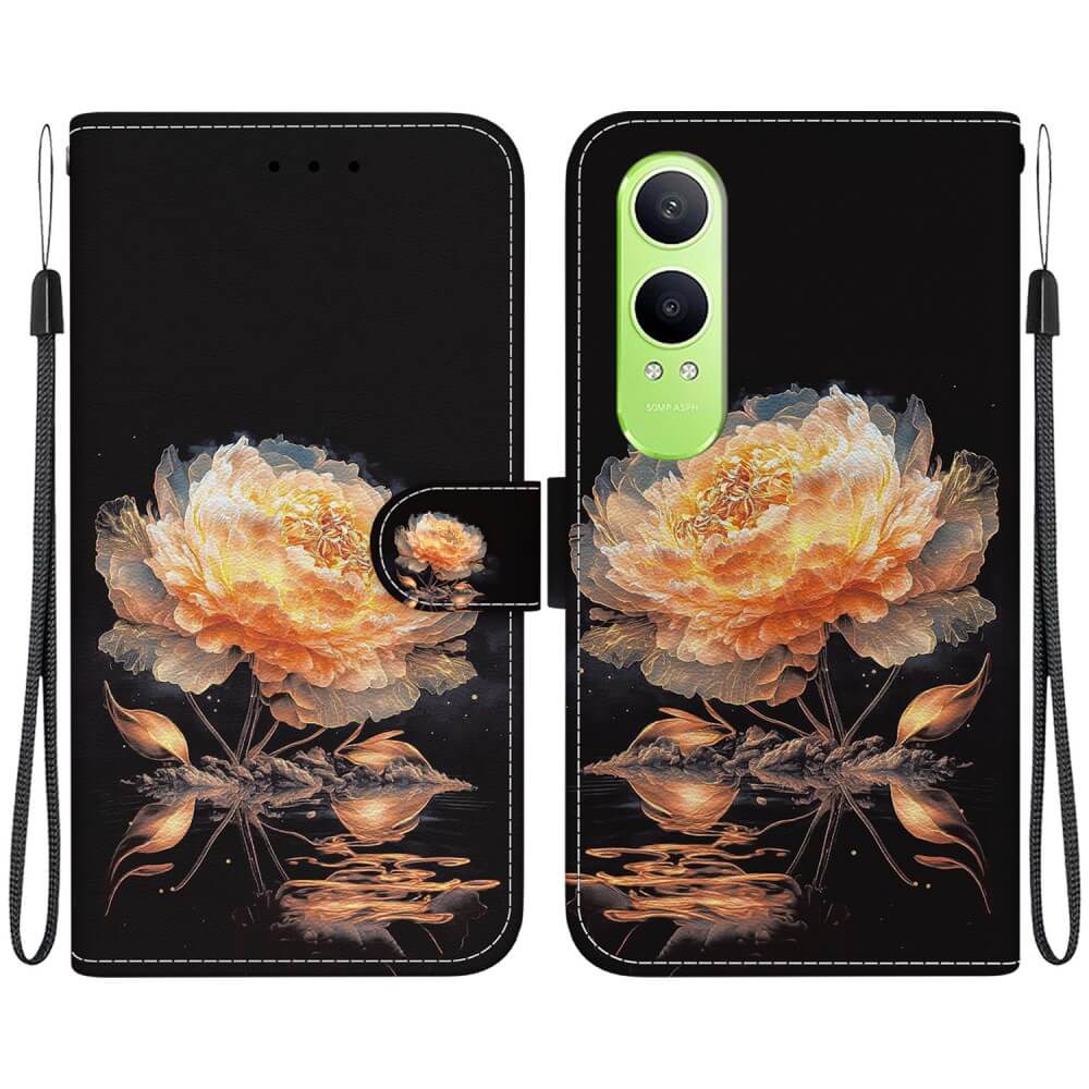 OnePlus Nord CE4 Lite - Wallet Case with Flower Motif