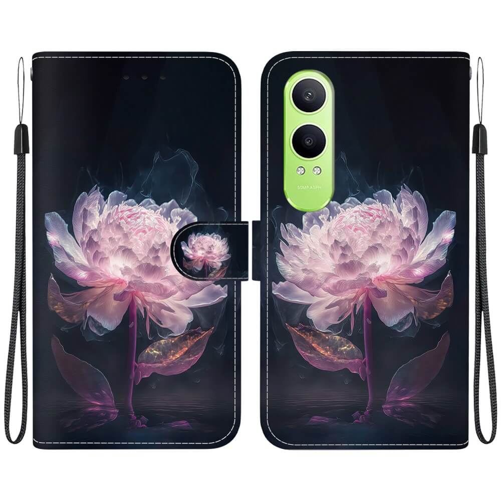 OnePlus Nord CE4 Lite - Wallet Case with Flower Motif