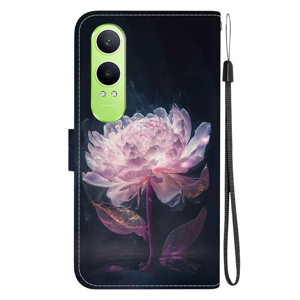OnePlus Nord CE4 Lite - Wallet Case with Flower Motif