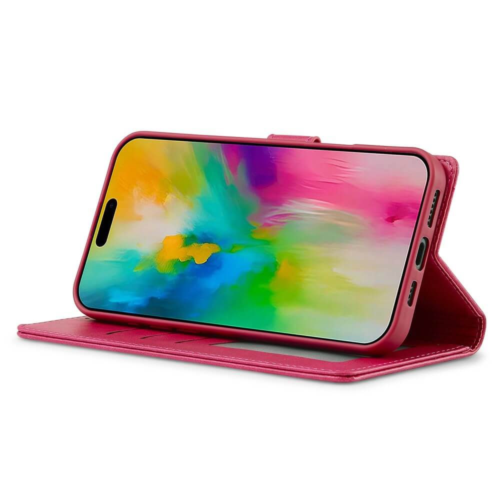 iPhone 16 - LC.IMEEKE Custodia in pelle