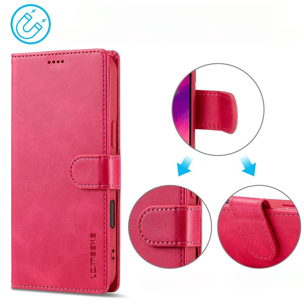 iPhone 16 - LC.IMEEKE Custodia in pelle