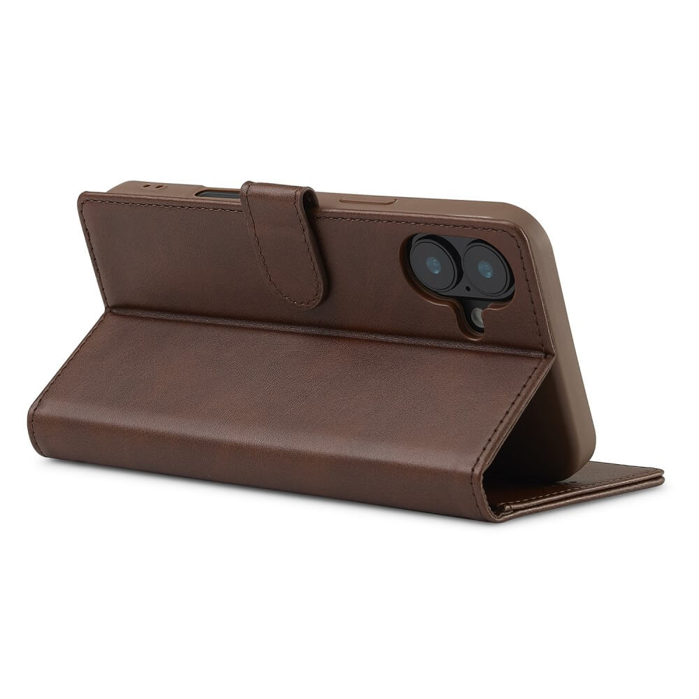 iPhone 16 - LC.IMEEKE Custodia in pelle